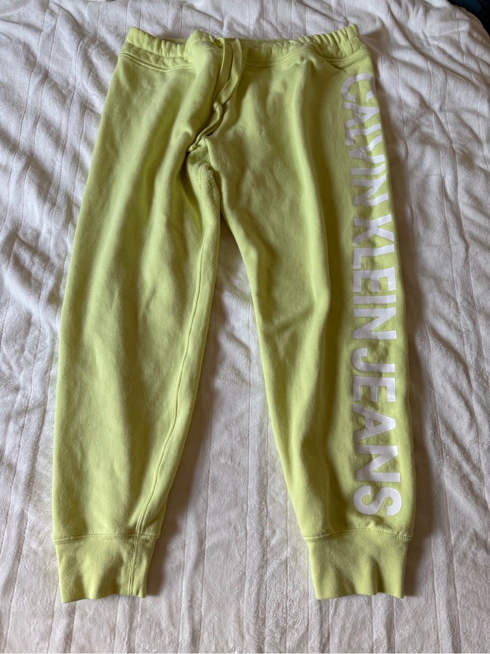 Calvin Klein Jeans Lime Green Sweatpants
